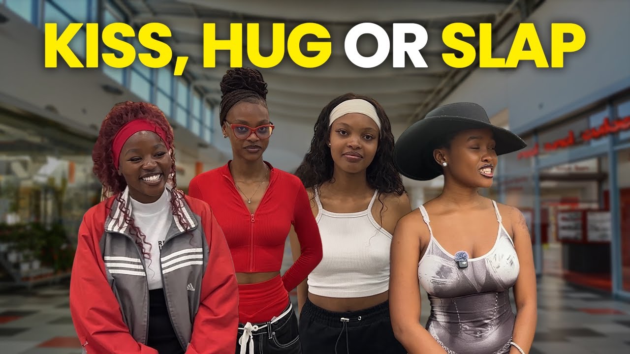 Playing Kiss 💋 Hug 🫂 or Slap 👋 GAME in the Mall 😱 (BADDIES EDITION)