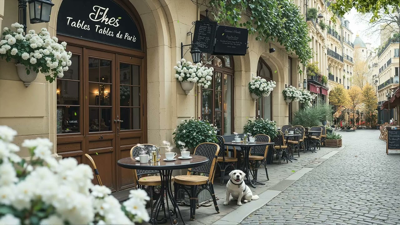 🌸 Spring Street Coffee Jazz ☕🎷 Smooth Jazz Music for City Walks & Cozy Café Moments
