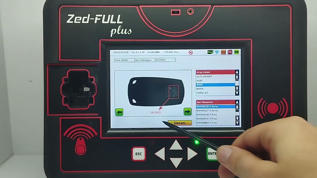 👉(Eğitici videolar-4) Zed-FULL plus 79XX kilit açma.