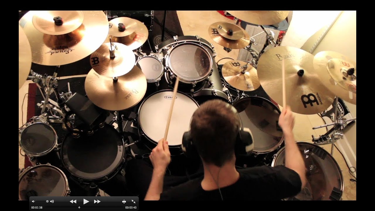 KJ SAWKA - Drum cover of my new tunes!!