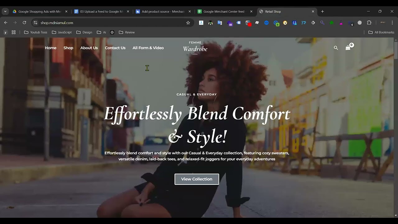 Class 04 (Batch 02) Upload Product Feed with Google Sheet and Used WordPress Plugin in GMC