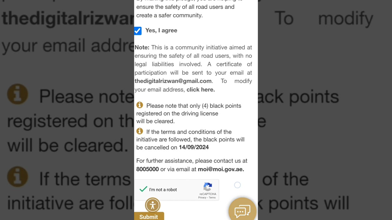Clear 4 Black Points from Your License in UAE 
