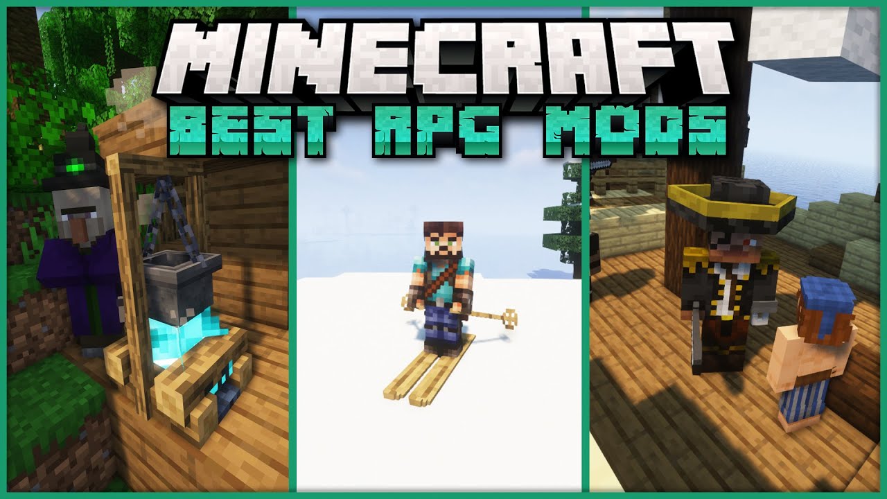 20 потрясающих модов RPG и приключений для Minecraft Forge 1.18.1!