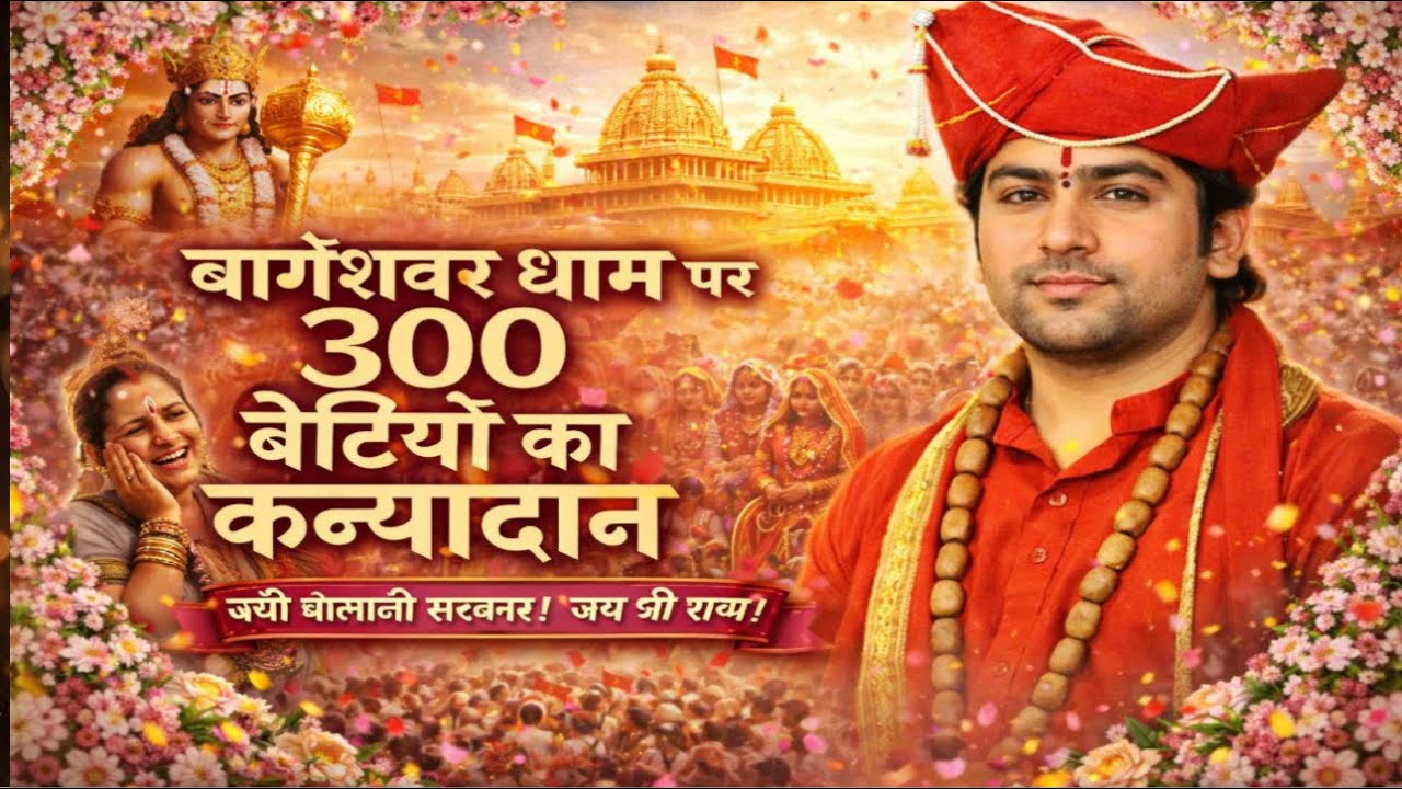 300 बेटियों का कन्या विवाह | बागेश्वर धाम भजन | 300 Betiyon Ka Kanya Vivah | Bageshwar Dham