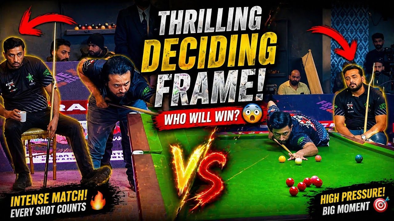 Snooker Thrilling Deciding Frame 3_3 | Muhammad Asif Vs Mithu Jutt | Snooker Quaterfinal Match