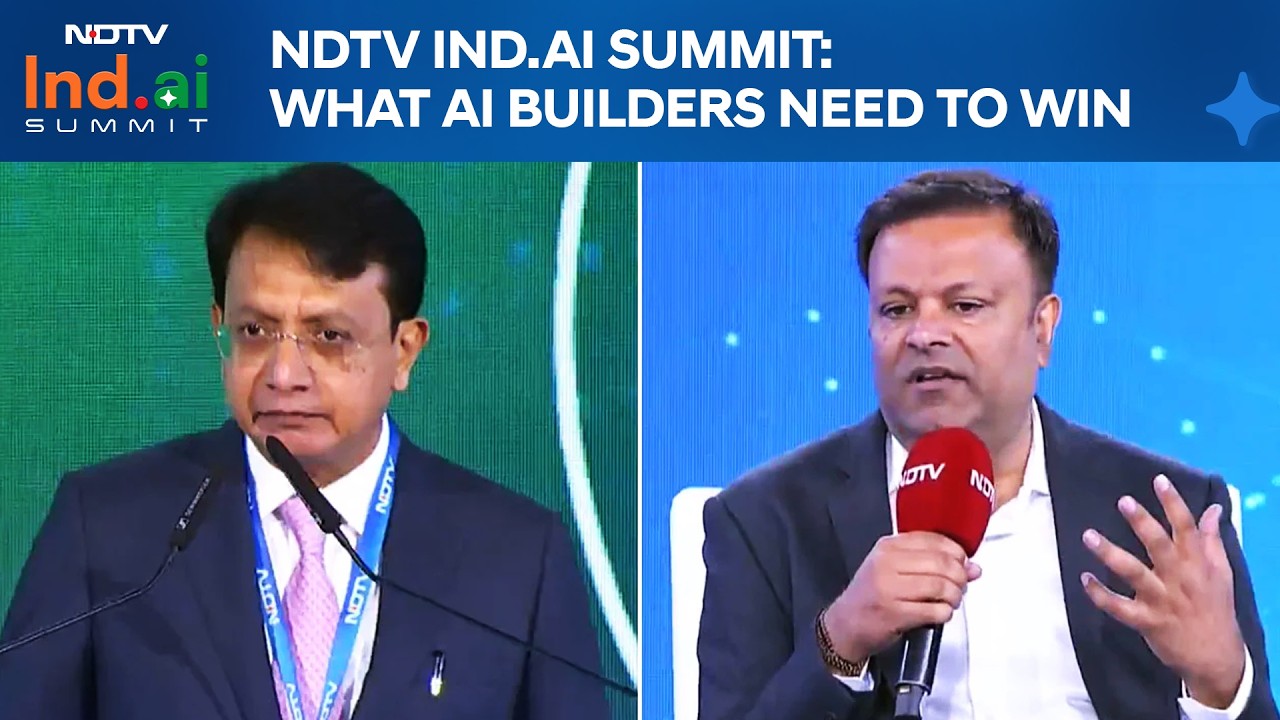 AI News | NDTV Ind.AI Summit: What AI Builders Need To Win