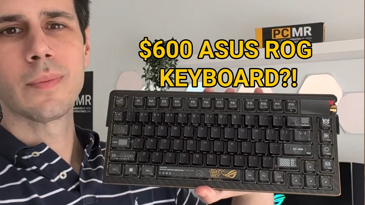 Новые эксклюзивные периферийные устройства ASUS к 20-летию бренда: ASUS ROG AZOTH EXTREME И HARPE...
