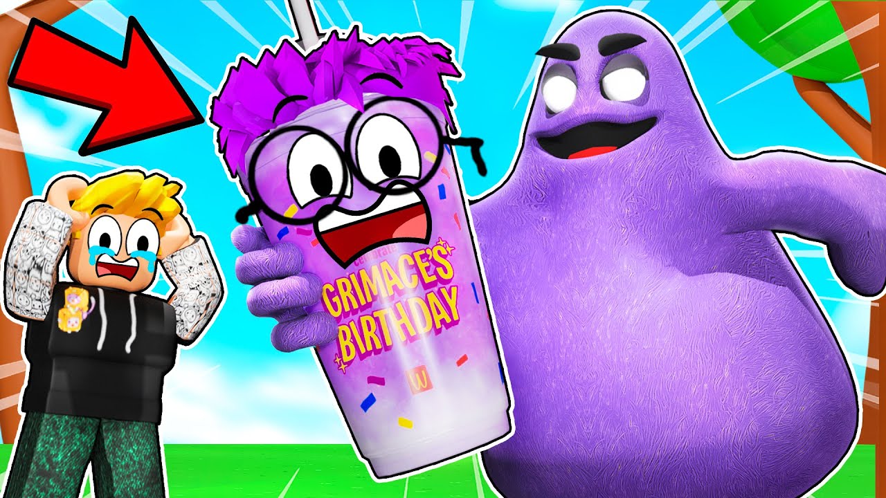 ПРЯТКИ С GRIMACE SHAKE В 3 ЧАСА НОЧИ?! (ЭКСТРЕМАЛЬНЫЙ ЧЕЛЛЕНДЖ В ROBLOX!)