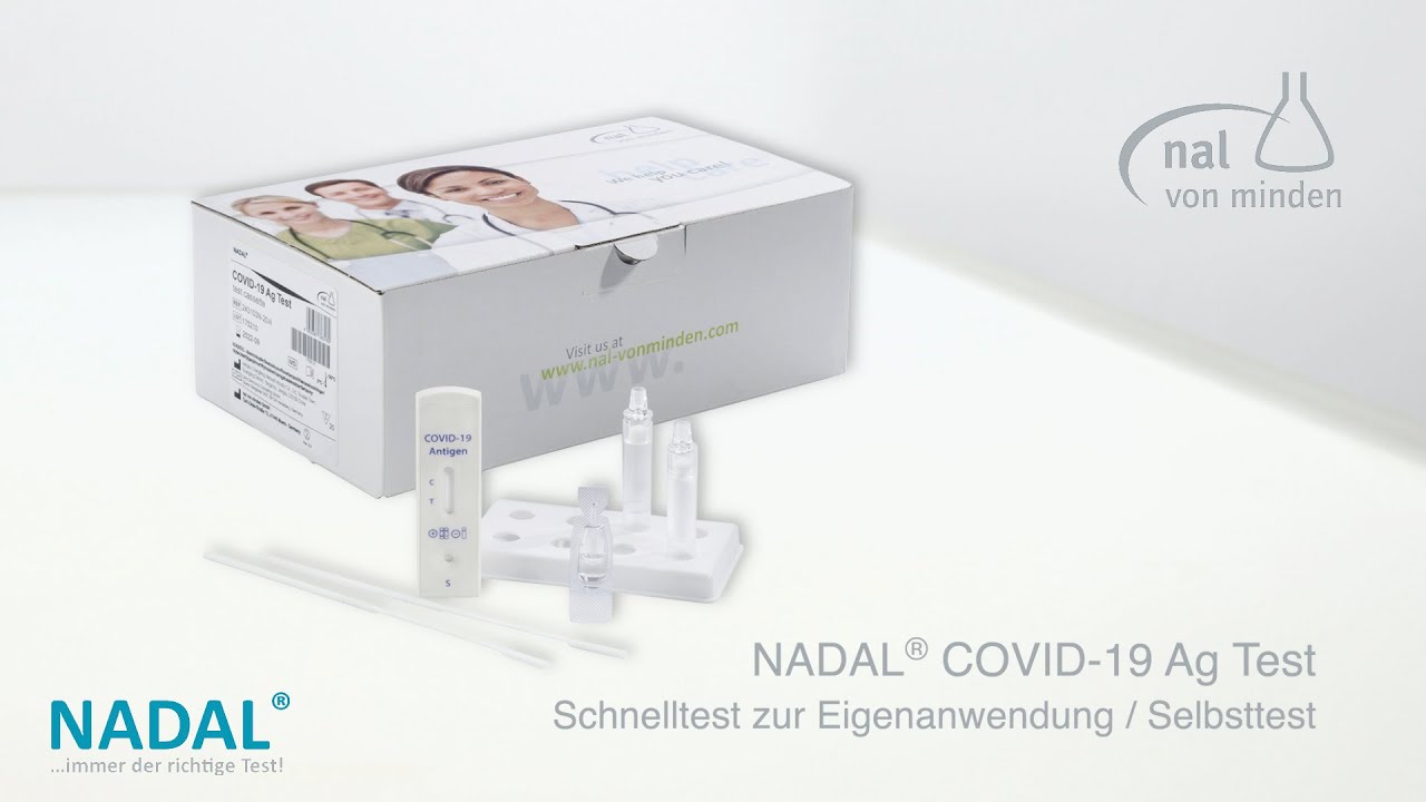 NADAL® COVID-19 Ag Test - Antigen Schnelltest / Selbsttest (Art.-Nr. 243117N-20, 243117N-05)