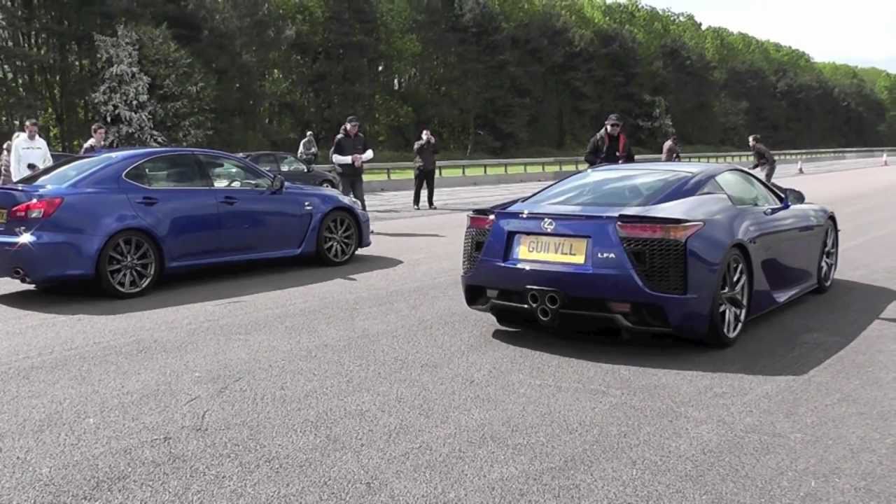 Lexus LFA vs Lexus IS-F