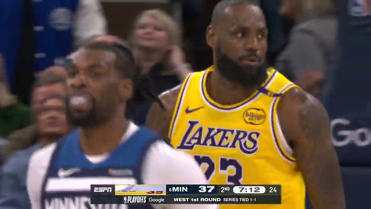 LeBron James | Scoring Highlights | 2025 NBA Playoffs | LA Lakers vs T'Wolves
