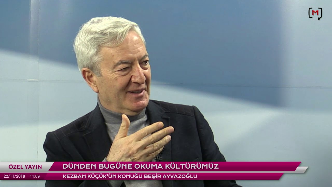 Okuma Kültürleri: Dünden bugüne okuma kültürümüz Konuk: Beşir Ayvazoğlu