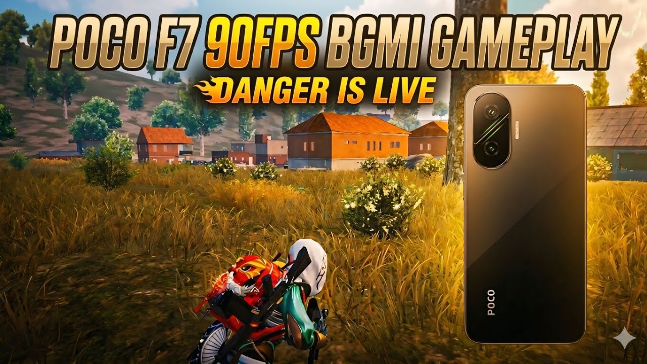 POCO F7 BGMI GAME PLAY 90 FPS