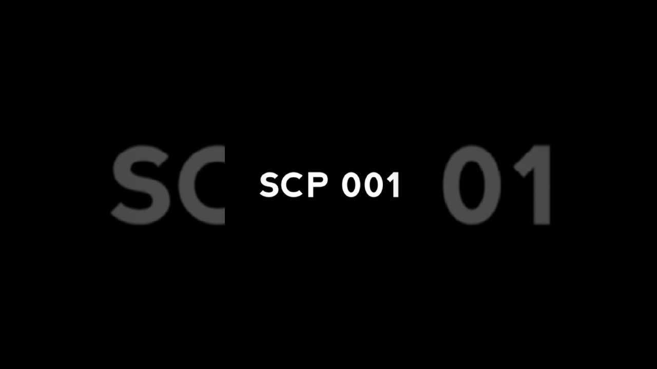 SCP 001 #scp #scpfoundation #scproject #scpshorts #scp001
