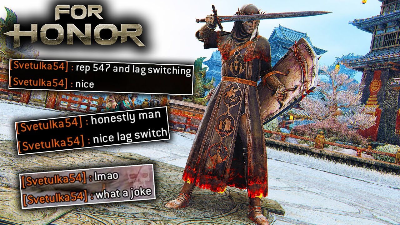 Salty player accuses us of lag switching then we save their life [For Honor]