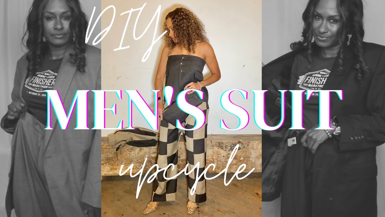 Upcycle a men's suit into a women's suit  | REFASHIONED STYLE