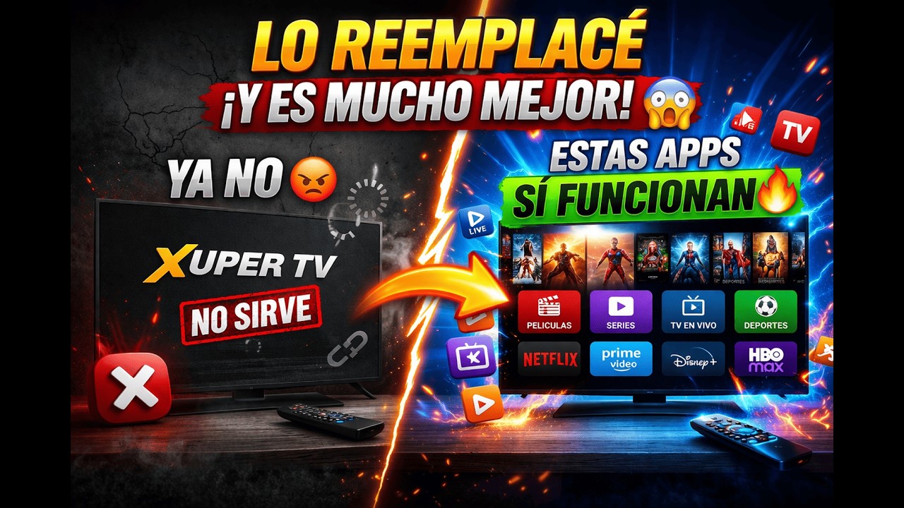 👉 Reemplac&eacute; Xuper TV con esta app 😳 Mejor resultado 2026