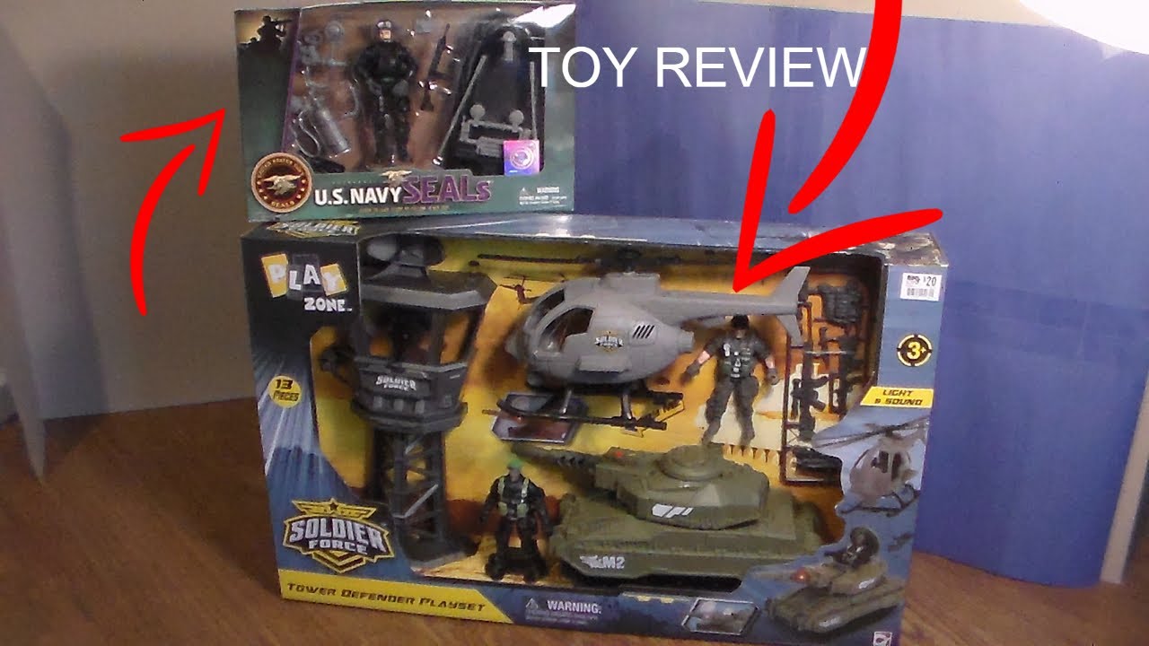 Play Zone SOLDIER FORCE BUNKER PLAYSET TOY REVIEW AND MORE!