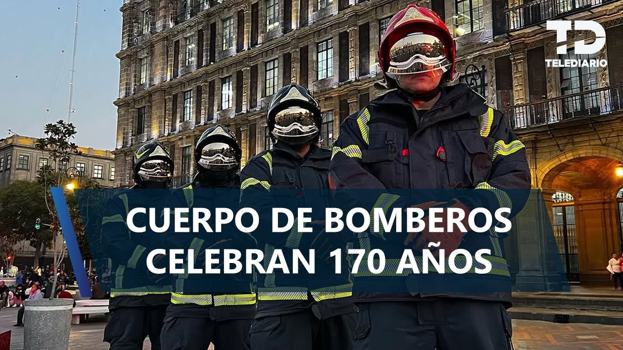Bomberos de la CdMx celebran 170 años de servicio con desfile