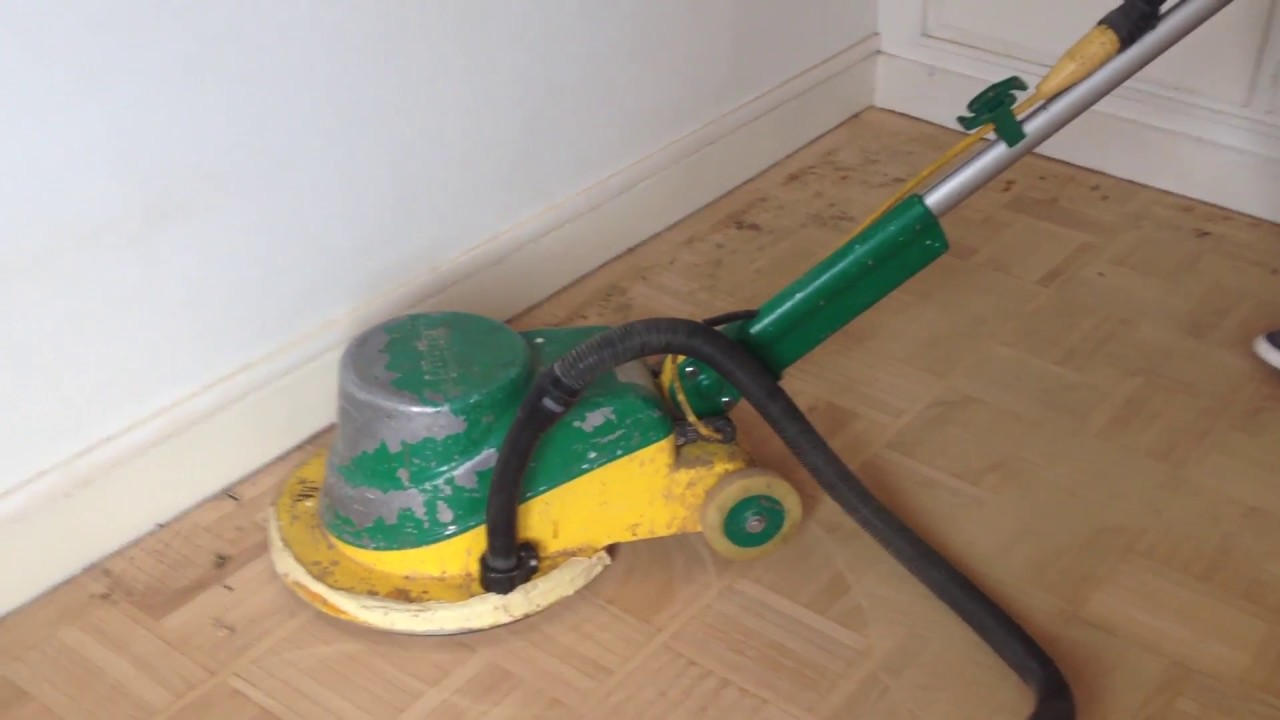 Rénovation de Parquet MOSAÏQUE - Ponçage 2/2