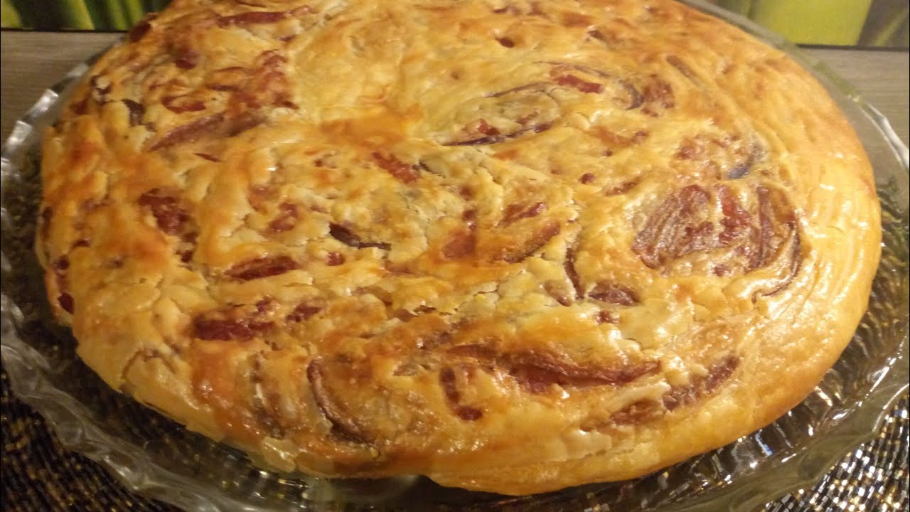 Galette Facile/فطيرة محشية مقرمشة