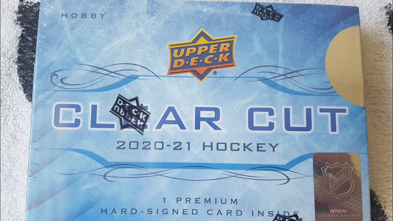 Brand New 2020-21 Upper Deck Clear Cut Hobby Box | Pulled a 3rd Overall Pick 🤩