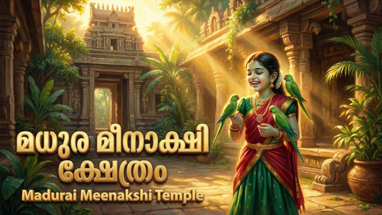 Madurai Meenakshi Amman temple history in Malayalam @KshethraDharsanam #meenakshi