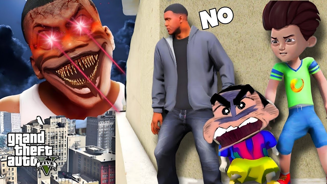 Kicko & Franklin Fight With Zombie & Play Mega Ramp Challenge to save nobita & Shinchan