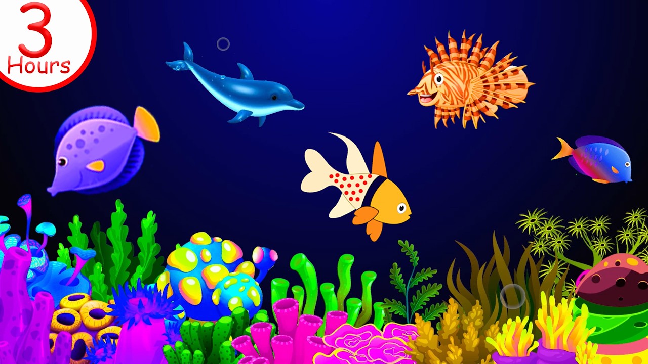 Bedtime Lullabies and Calming Undersea Animation ♫ Baby Lullaby #199