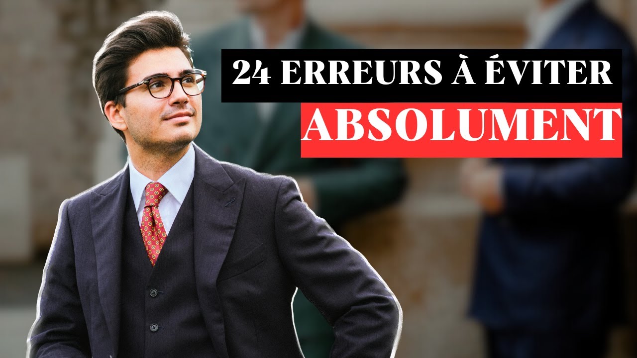 90% des hommes font ces erreurs en portant un costume ❌