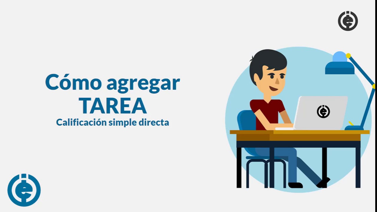 5 Agregar Tarea calificación simple directa en MOODLE | Curso de MOODLE Básico para docentes