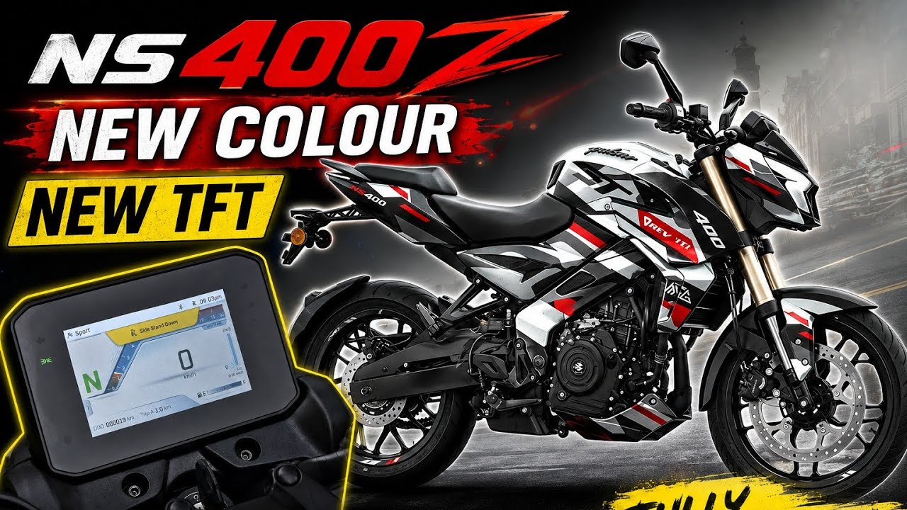 2026 Bajaj Pulsar NS400Z TFT Display New Colour Price Features Launch Date In India 😍