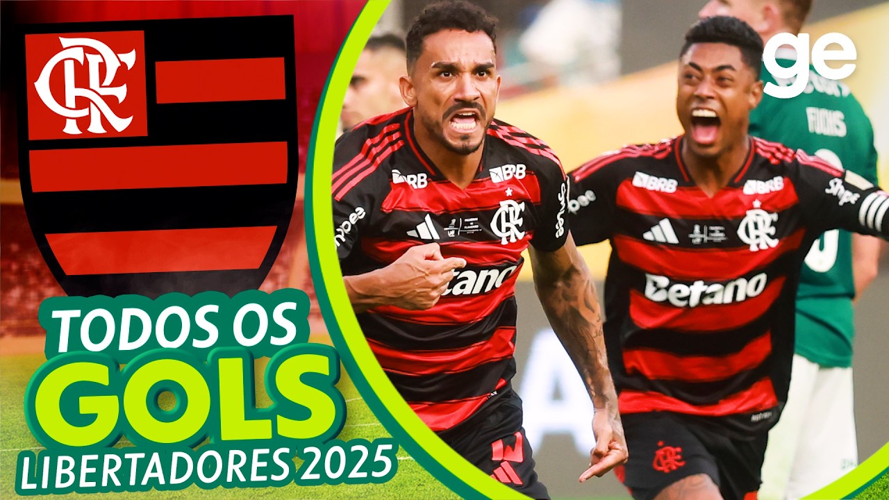 TODOS OS GOLS DO FLAMENGO NA LIBERTADORES DE 2025