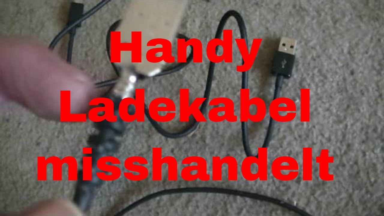 Handy Ladekabel misshandelt funktioniert noch - eflose #737