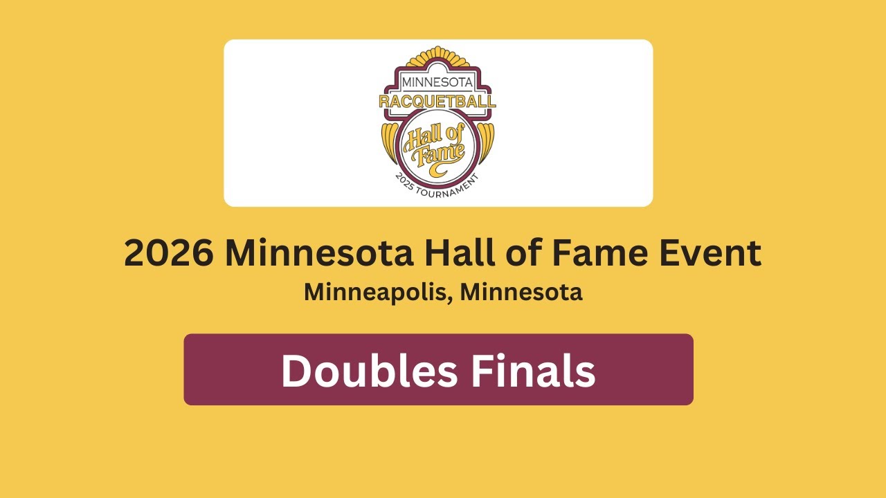 KWM MINNESOTA RACQUETBALL HALL OF FAME 2026
