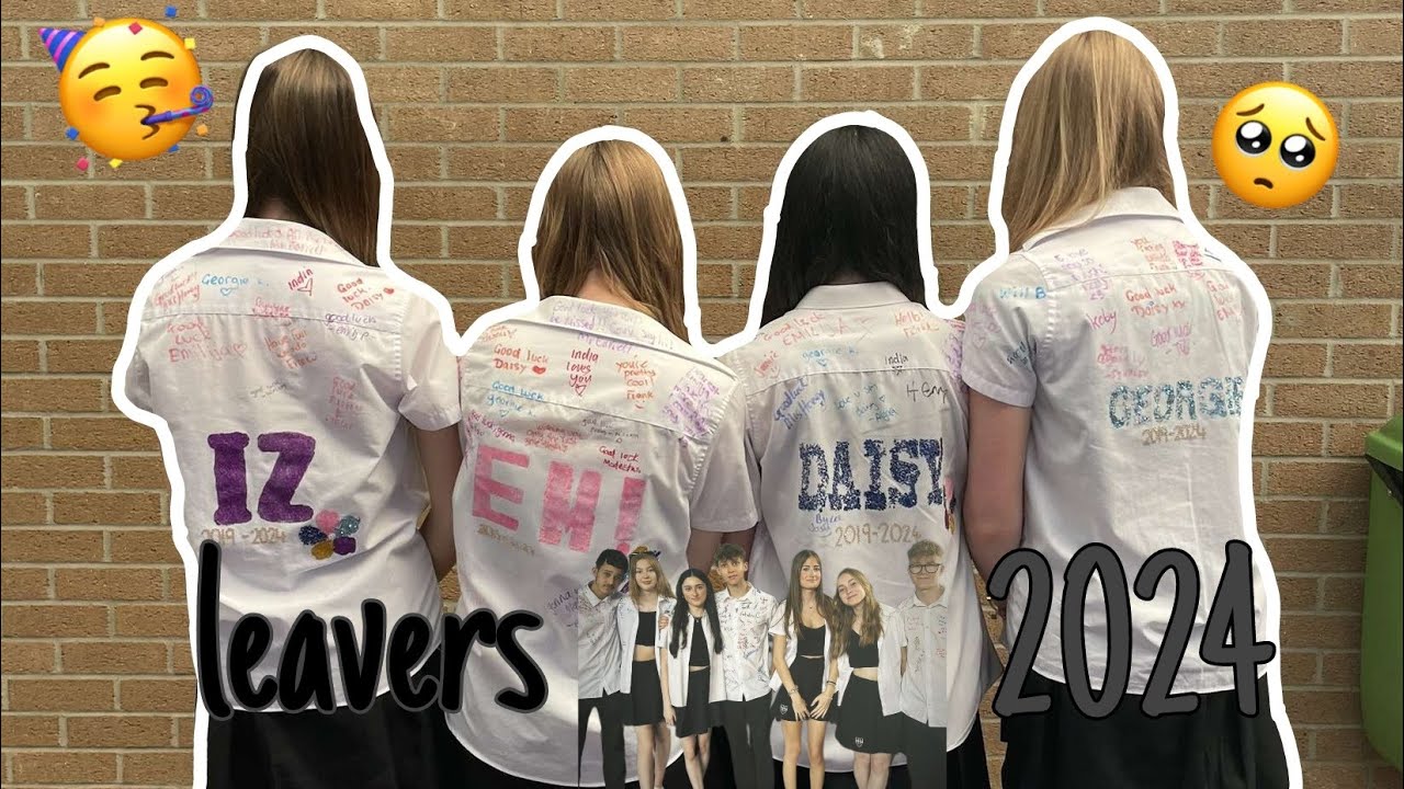 Decorating Our Leavers Shirts 🥺