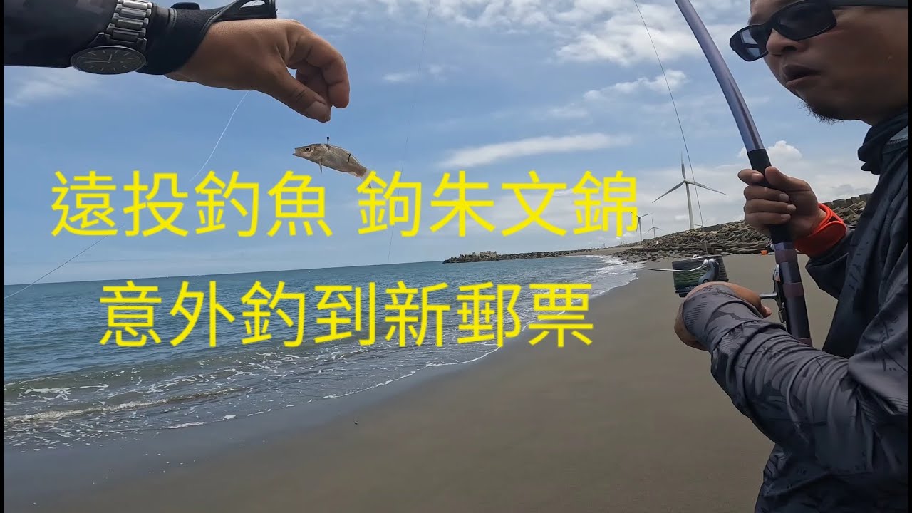遠投釣魚鉤朱文錦 意外釣到新郵票2025/06/08