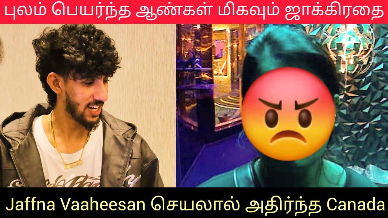 Jaffna Vaaheesan செயலால் அதிர்ந்த Canada | புலம் பெயர்ந்த ஆண்கள் Vaaheesan Jaffna Youtuber Vlog 