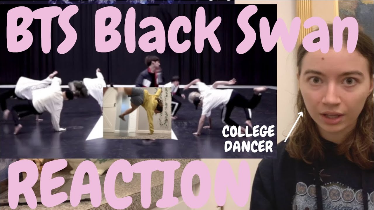 College Dancer Reacts to BTS Black Swan (first time watching Kpop dancing!)