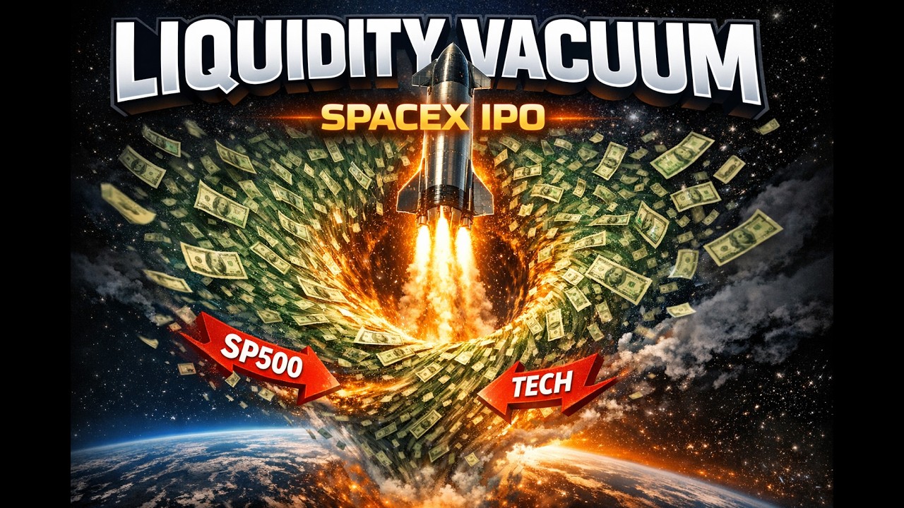 IPO SpaceX: почему крупнейшее размещение в истории может обвалить рынок (ликвидный вакуум простым...