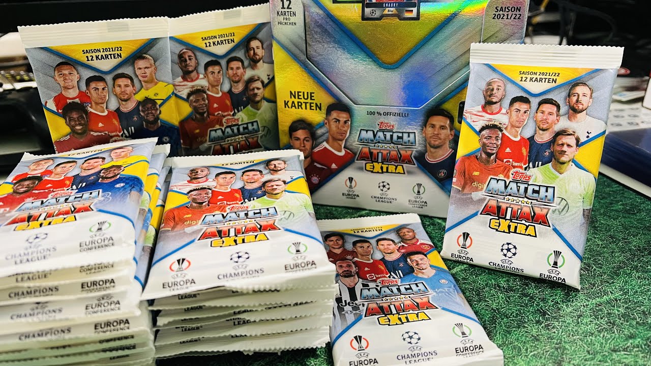 Topps MATCH ATTAX EXTRA 21/22 CHAMPIONS LEAGUE 😱🔥 KOMPLETTE BOX