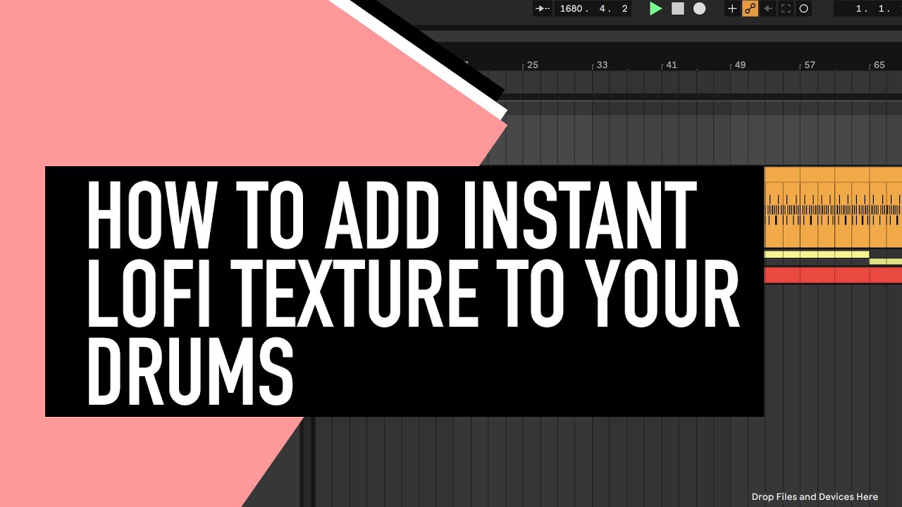 How to Add Instant LoFi Texture To Your Drums | Ableton Audio Effect Rack