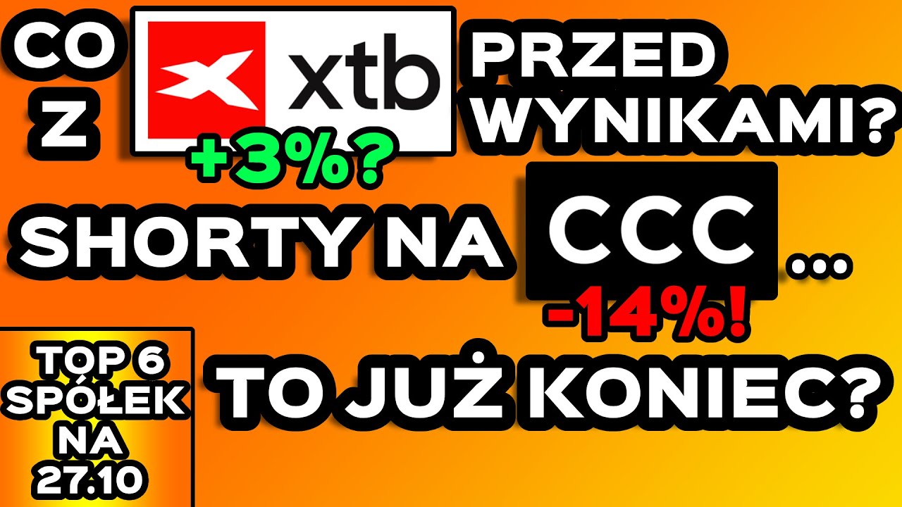 XTB - WYNIKI ZA PASEM, co po SHORCIE NA CCC? +Kruk, Rainbow, Nvidia