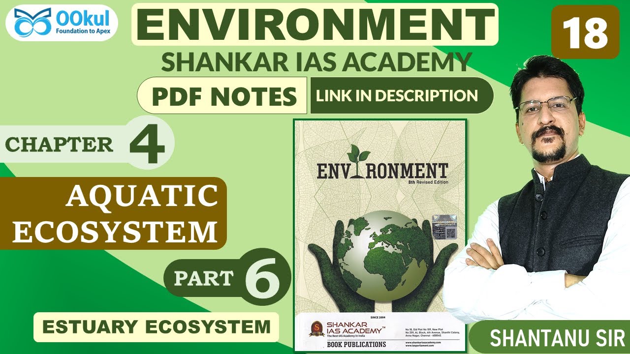 Estuary Ecosystem| Montreux Record| Environment| Shankar IAS |Aquatic Ecosystem| Ch 4(6) |UPSC Exams