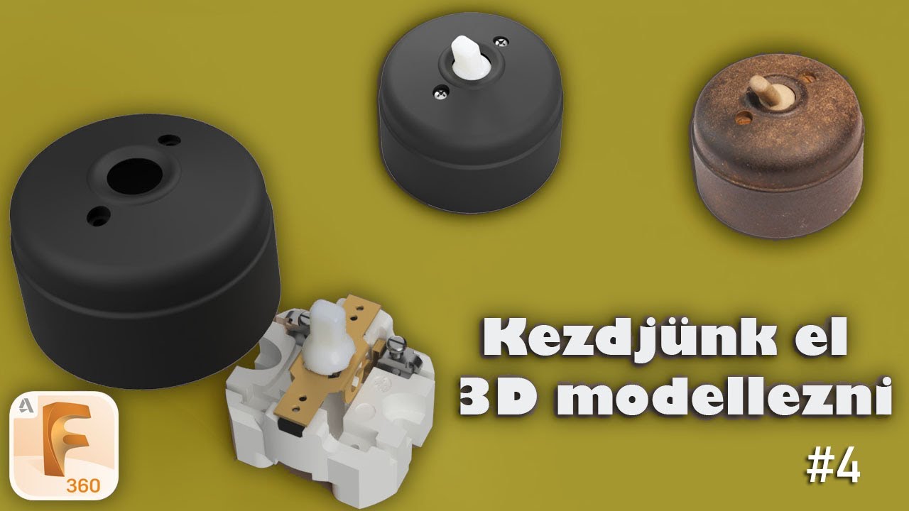 Kezdjünk el 3D modellezni | #4 | Autodesk Fusion 360 ◆ Az alapok