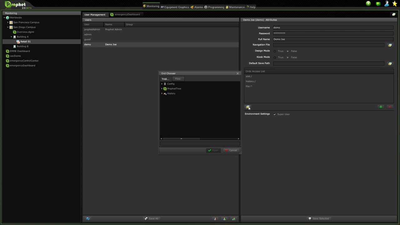User Configuration and Management