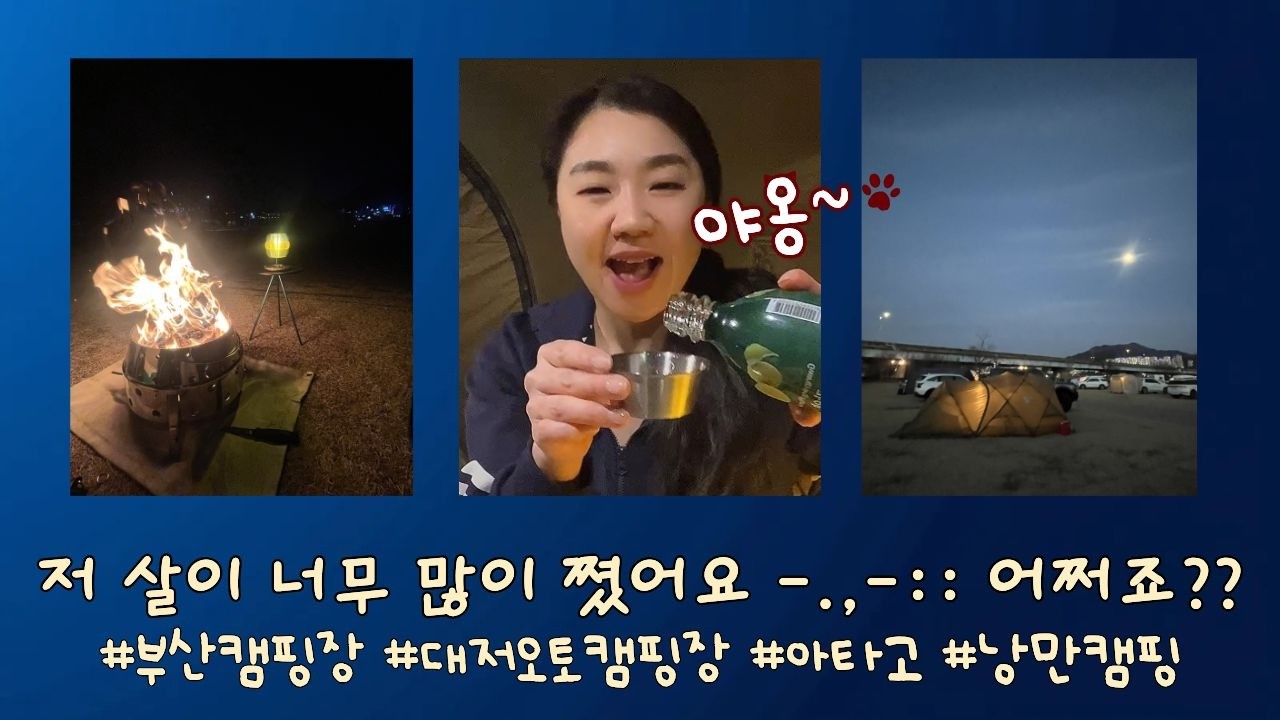 캠핑 ~ 준비부터 정리까지 오롯한 나만의 사부작거림 ..(그냥 어디서자고 오는거 아녀요)