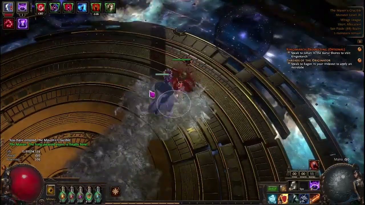 [3.28] Nightmare boss rush and The Feared - Icicle mine of fanning Occultist