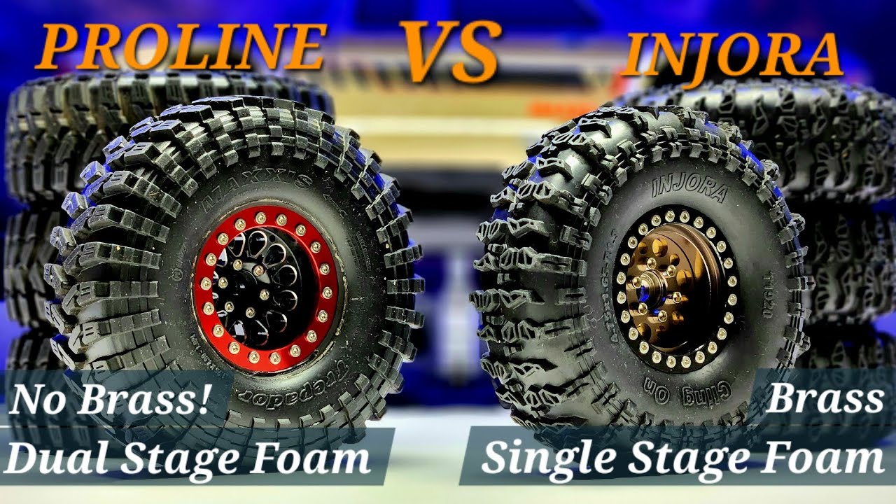 RC Crawler Tires Test: Proline VS Injora | Axial SCX10 III Coyote 1:10 Scale Battle