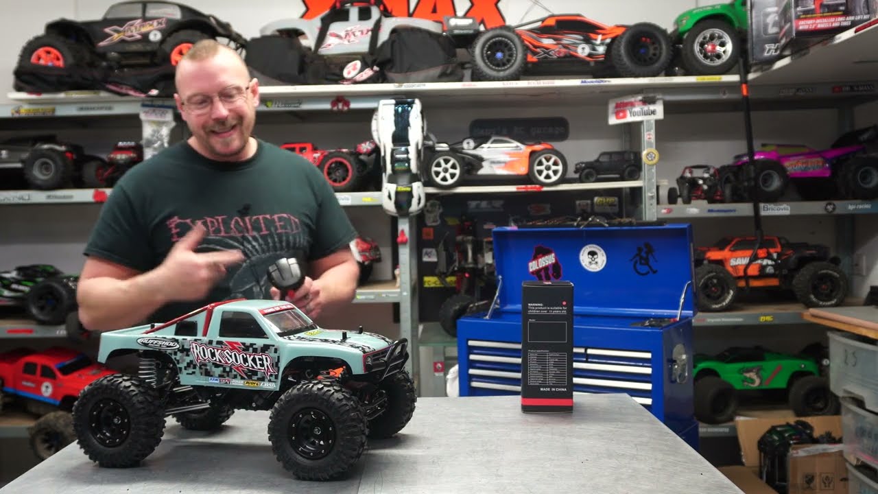TAMIYA ROCK SOCKER PRET EN HOBBYWING FUSION 1800kv
